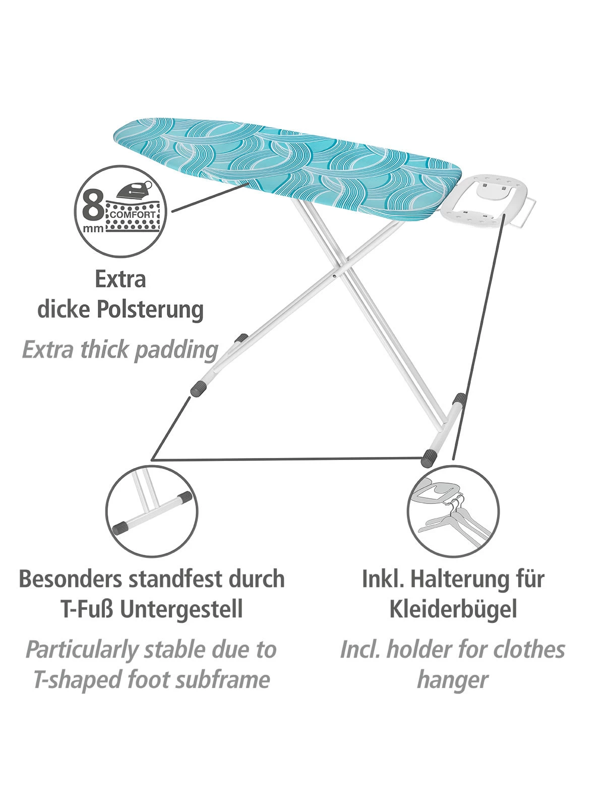 Wenko Bügeltisch Advance In Weiß 20 Wenko Bügeltisch Advance In Weiß – Bild 18