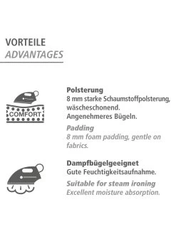 Wenko Bügeltisch Classic Black 120 X 38 Cm In Schwarz -Petromax Store wenko bugeltisch classic black 120 x 38 cm in schwarz 3