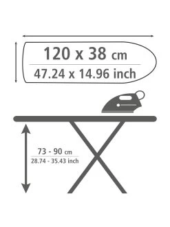 Wenko Bügeltisch Classic Black 120 X 38 Cm In Schwarz -Petromax Store wenko bugeltisch classic black 120 x 38 cm in schwarz 7