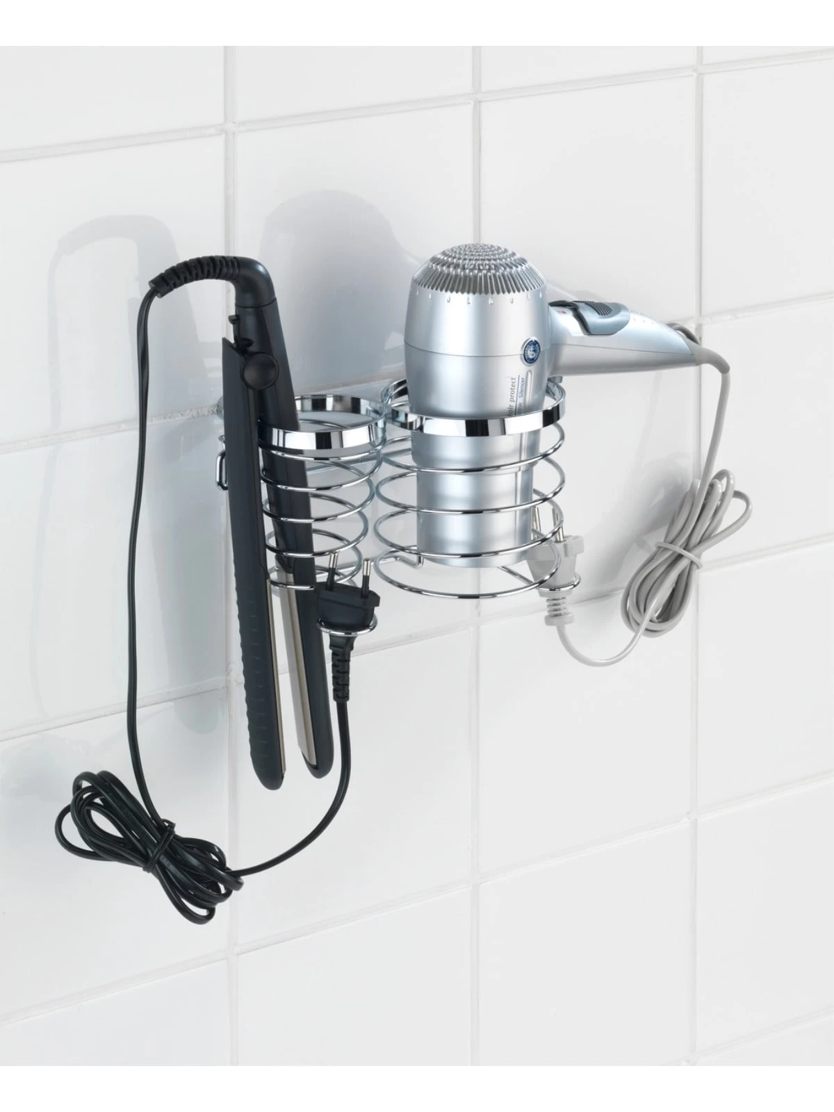 Wenko Haartrocknerhalter Und Glätteisenhalter Premium Edelstahl In Glänzend 9 Wenko Haartrocknerhalter Und Glätteisenhalter Premium Edelstahl In Glänzend – Bild 7