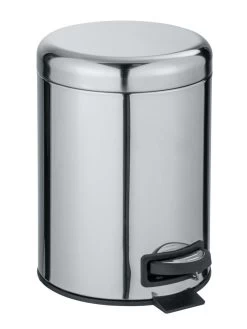 Wenko Kosmetik-Treteimer Leman Edelstahl Glänzend 5 L In Glänzend