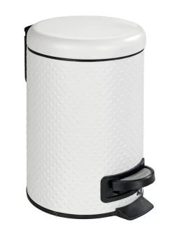 Wenko Kosmetik Treteimer Punto Weiß In Weiß