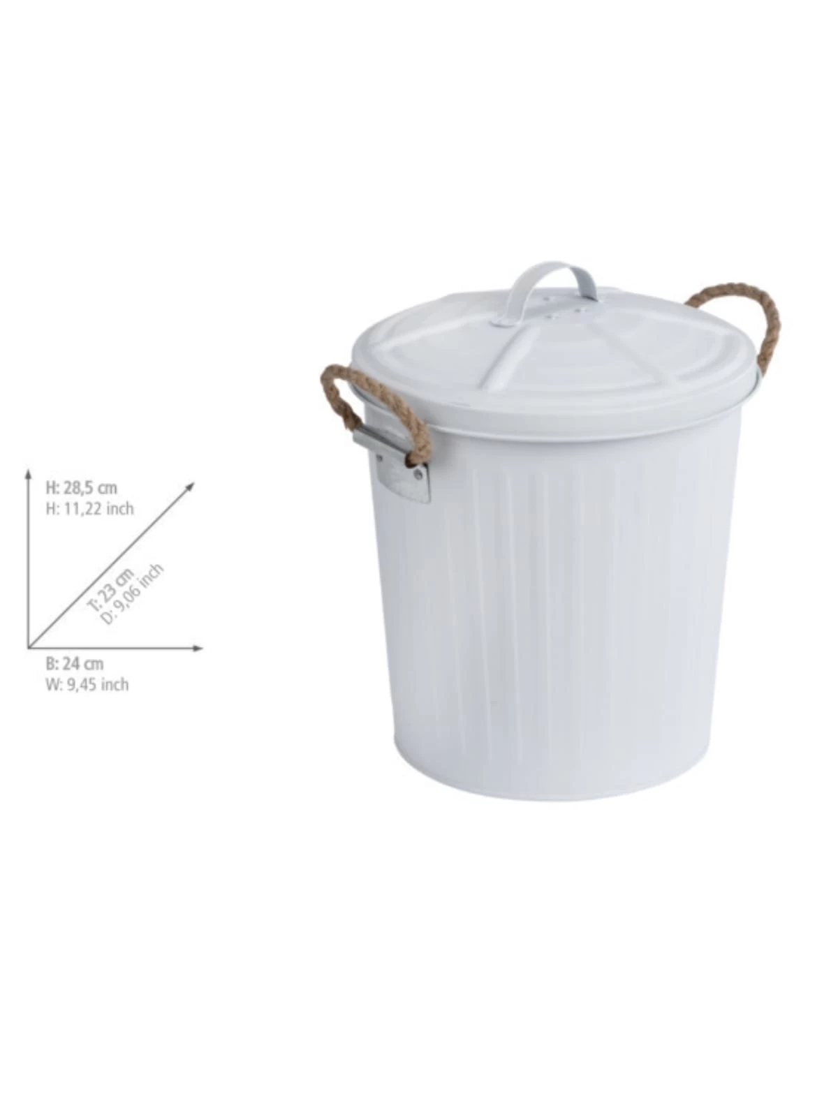 Wenko Kosmetikeimer Gara Weiß Matt In Weiß 4 Wenko Kosmetikeimer Gara Weiß Matt In Weiß – Bild 2