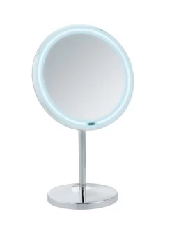 Wenko LED Kosmetik-Standspiegel Onno In Chrom