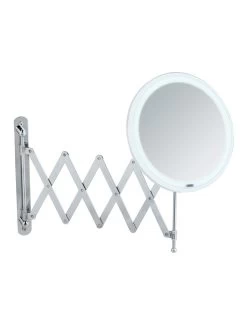 Wenko LED Teleskop-Wandspiegel Barona In Chrom -Petromax Store wenko led teleskop wandspiegel barona in chrom 4