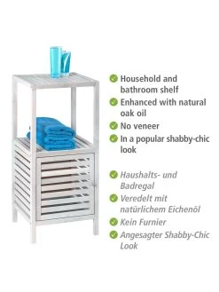 Wenko Regal Norway Mit Tür Natur Weiß In Weiß -Petromax Store wenko regal norway mit tur natur weiss in weiss 8