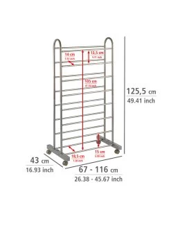 Wenko Schuhregal Giant Ausziehbar In Braun -Petromax Store wenko schuhregal giant ausziehbar in braun 3