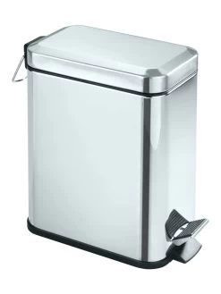 Wenko Treteimer Square Edelstahl Glänzend In Glänzend