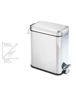 Wenko Treteimer Square Edelstahl Glänzend In Glänzend -Petromax Store wenko treteimer square edelstahl glanzend in glanzend 5