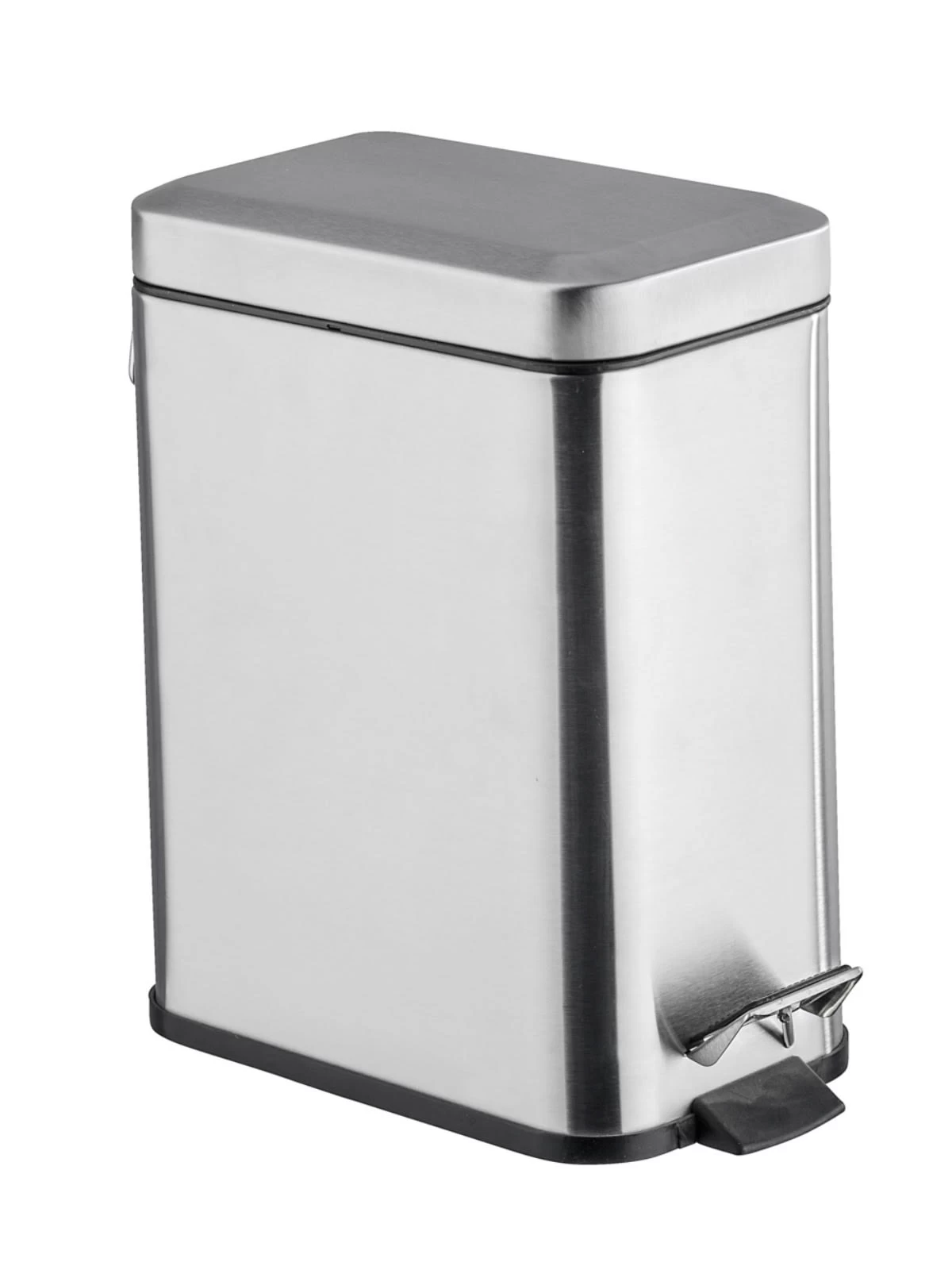 Wenko Treteimer Square Matt Edelstahl In Satiniert 3 Wenko Treteimer Square Matt Edelstahl In Satiniert