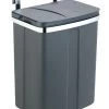 Wenko Tür-Abfalleimer, 12 Liter In Grau 2 Wenko Tür-Abfalleimer, 12 Liter In Grau -Petromax Store wenko tur abfalleimer 12 liter in grau