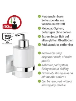 Wenko Turbo-Loc® Seifenspender Quadro In Chrom 20 Wenko Turbo-Loc® Seifenspender Quadro In Chrom -Petromax Store wenko turbo loc r seifenspender quadro in chrom 2