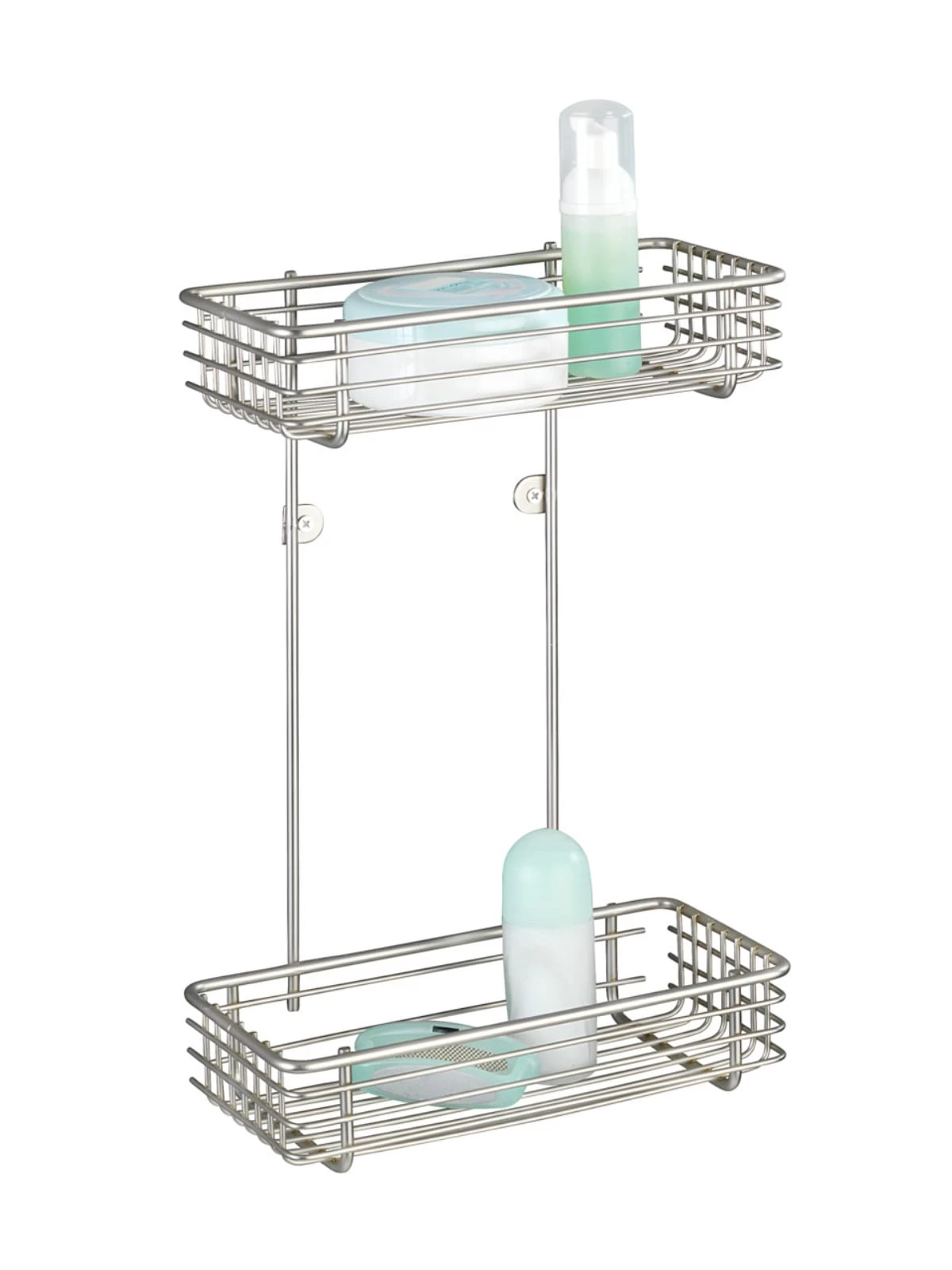 Wenko Universalablage Milano 2 Etagen Satiniert 13 Wenko Universalablage Milano 2 Etagen Satiniert – Bild 11