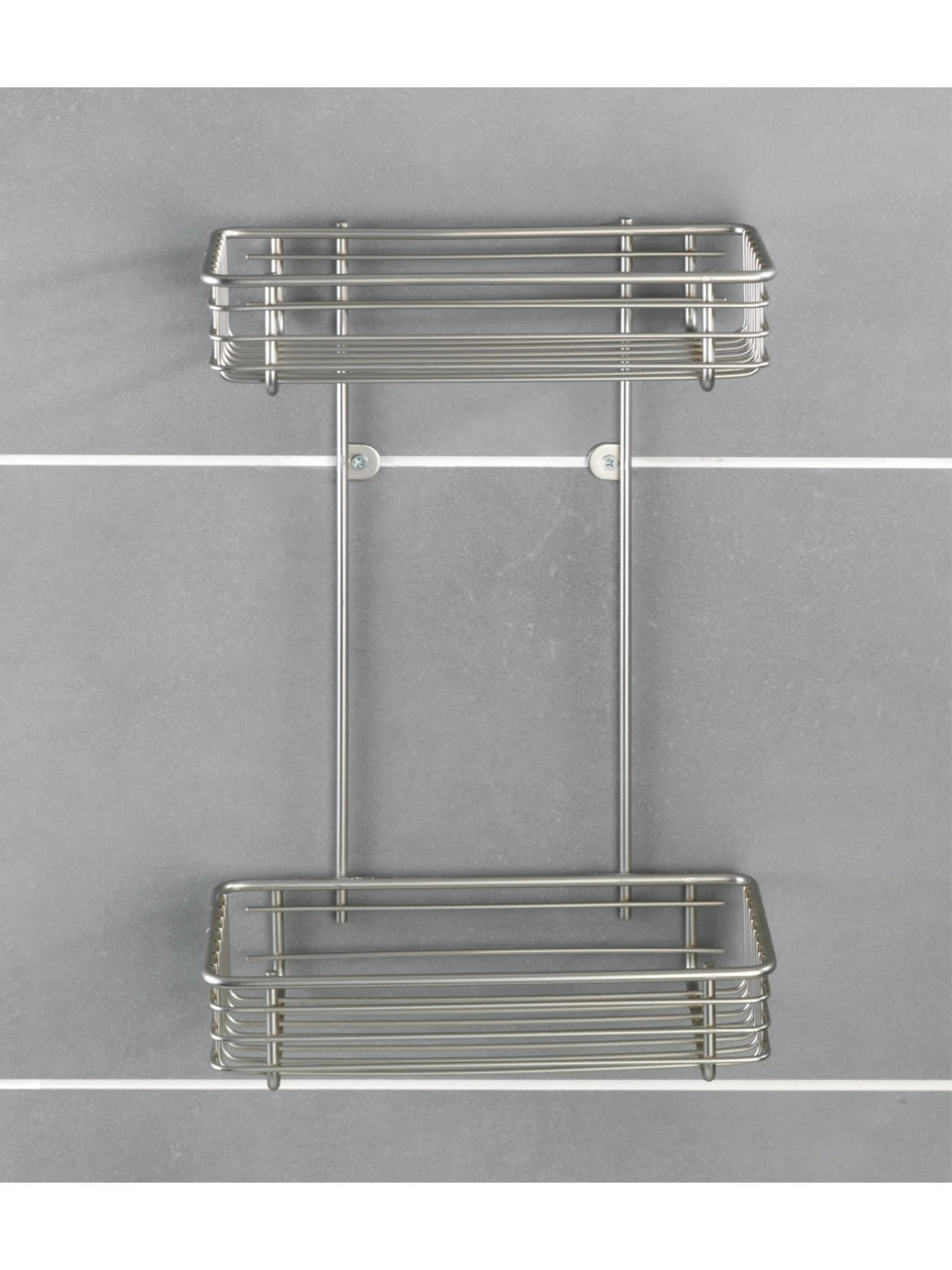 Wenko Universalablage Milano 2 Etagen Satiniert 7 Wenko Universalablage Milano 2 Etagen Satiniert – Bild 5