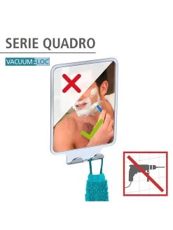 Wenko Vacuum-Loc® Antibeschlagspiegel Quadro In Glänzend 23 Wenko Vacuum-Loc® Antibeschlagspiegel Quadro In Glänzend -Petromax Store wenko vacuum loc r antibeschlagspiegel quadro in glanzend 1