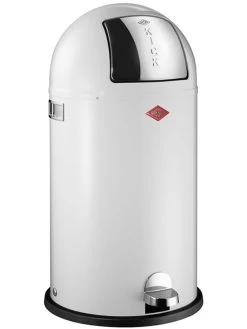 Wesco Treteimer "Kickboy" In Weiß - 40 L