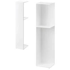 Yamazaki Badregal Slim Tower 17x70x13cm In Weiß