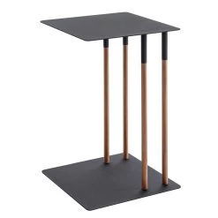 Yamazaki Beistelltisch Plain 35x35x55 Cm In Schwarz