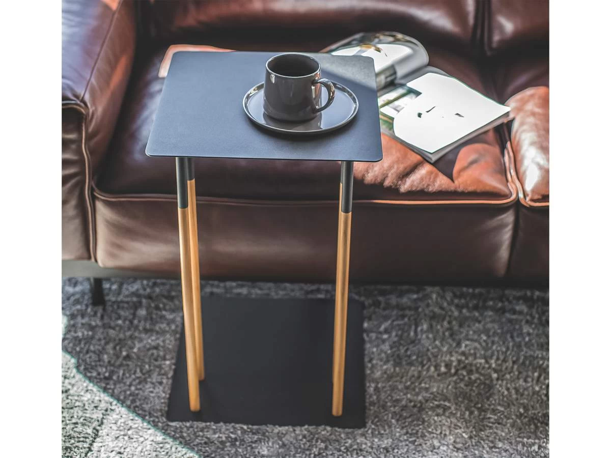 Yamazaki Beistelltisch Plain 35x35x55 Cm In Schwarz 6 Yamazaki Beistelltisch Plain 35x35x55 Cm In Schwarz – Bild 4