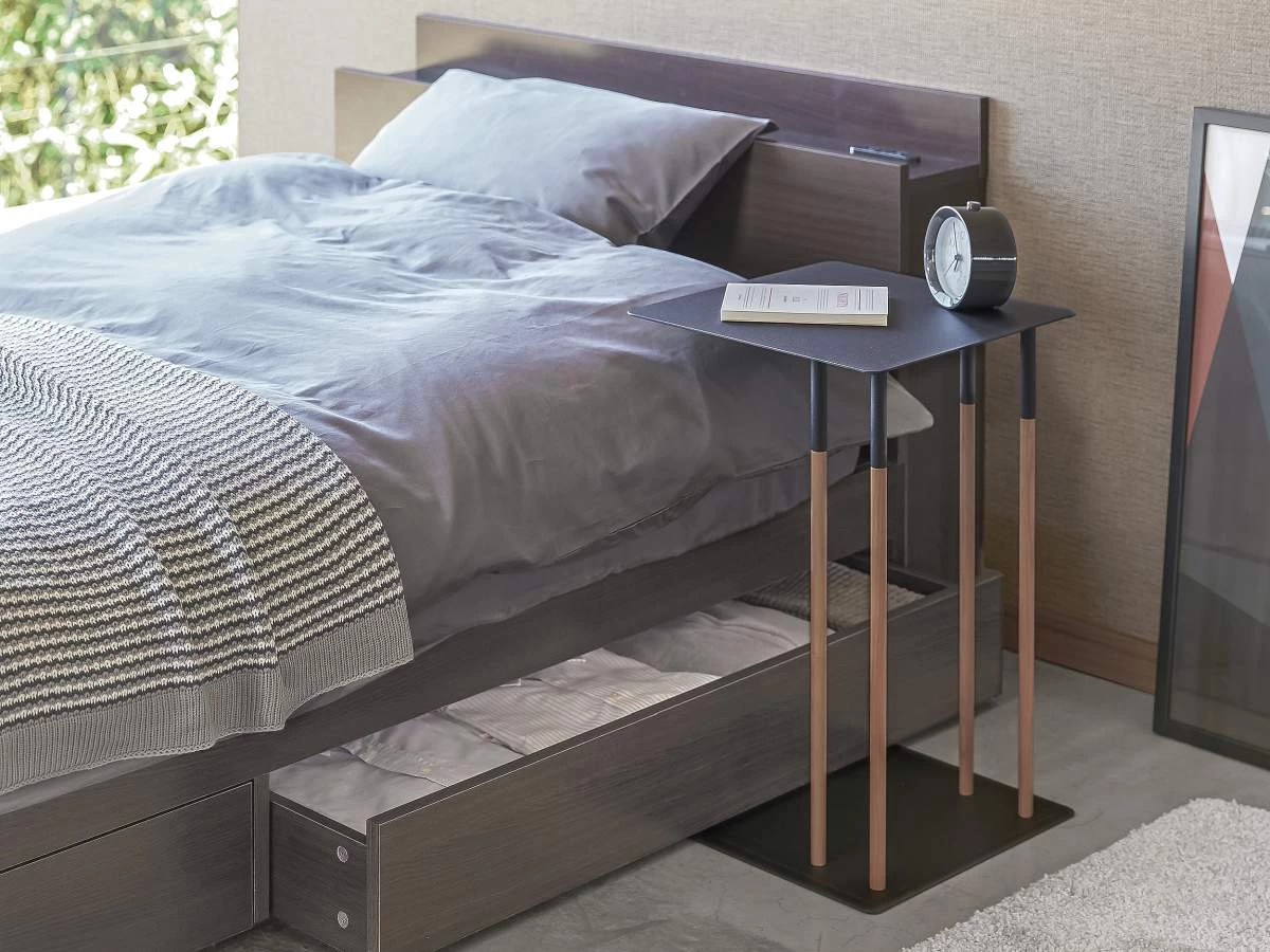 Yamazaki Beistelltisch Plain 35x35x55 Cm In Schwarz 7 Yamazaki Beistelltisch Plain 35x35x55 Cm In Schwarz – Bild 5