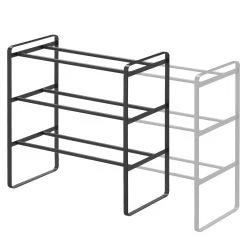 Yamazaki Schuhregal Frame 41-70x46x25cm In Schwarz