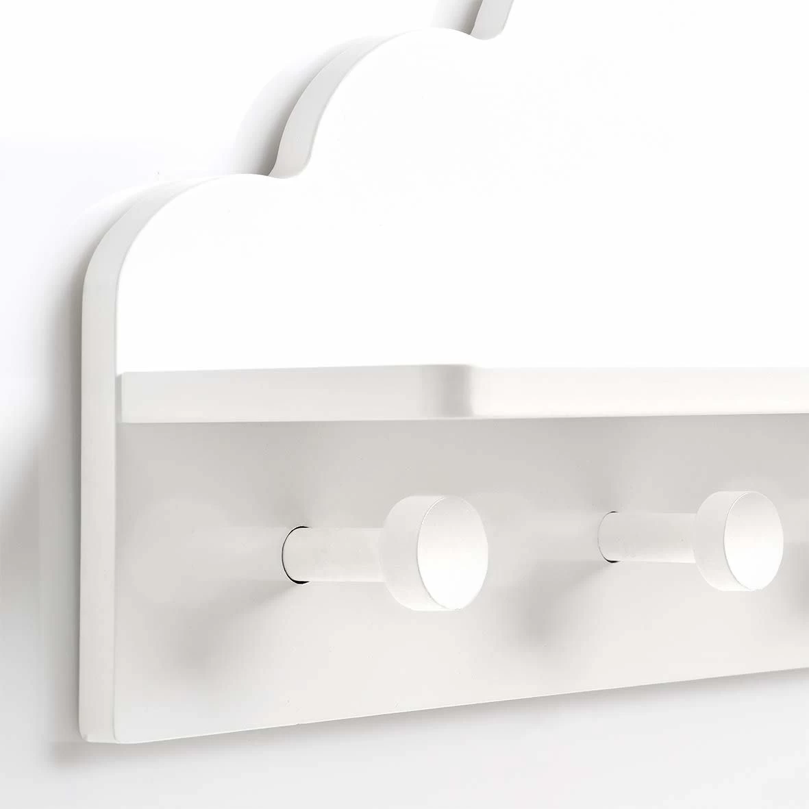 Kinder-Wandgarderobe In Weiß 4 Kinder-Wandgarderobe In Weiß – Bild 2